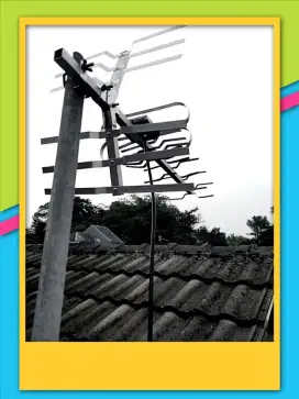 Pasang dan Program antena digital dan Kabel