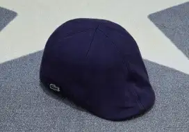 Topi pet flat cap lacoste original bekas preloved unik