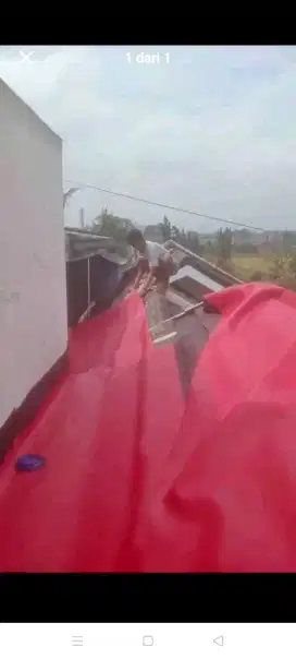 atap bocor kanopi atap bajarigan terpadlsang dll