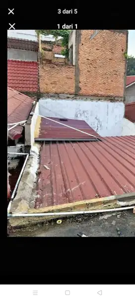 atap bocor atap bajarigan terpasang dll