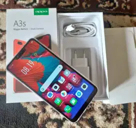 Oppo a3s ram 6/128 seprti baru kumplit mulus