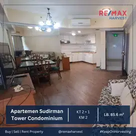DIJUAL MURAH APARTEMEN SUDIRMAN TOWER CONDOMINUM 2+1BR FULL FURNISHED