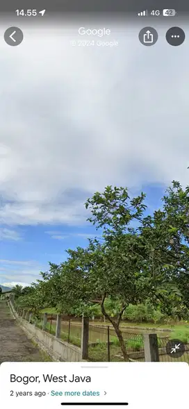 Jual Tanah Murah NJOP dekat IPB Dermaga bogor Butuh Uang nego