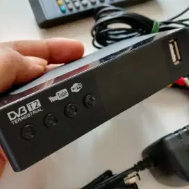 STB TV digital + Antena indoor Siap pake