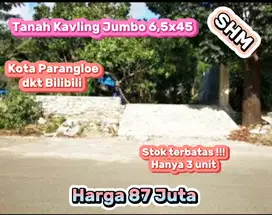 Tanah Kavling berpagar siap bangun tengah pemukiman dekat Bilibili