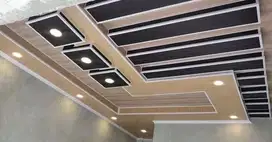 Partisi Jasa Tukang Pasang Wall Moulding Sekat Plafon PVC GRC Gypsum