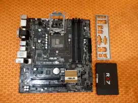 Asus b150m-c d3 dan ssd 128gb rx7 minus