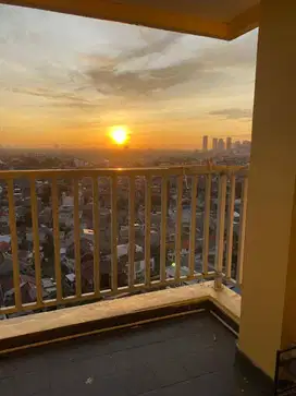 Homey apartemen 2 BR view beautiful sunset