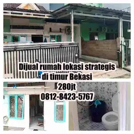 Jual rumah cepat lokasi stragegis di timur bekasi luas tanah 72, full