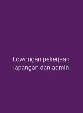 staf dan lapangan