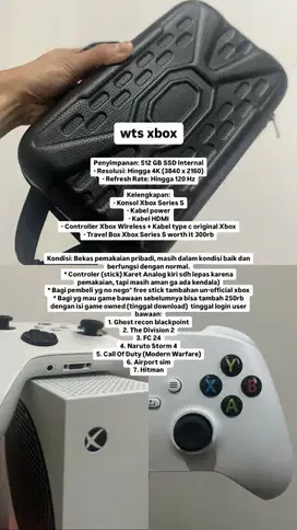 WTS XBOX SERIES S