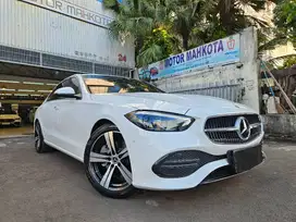 Antik 7 rb km Mercy C 200 AVG 2023 nik 2022 putih C200 MBUX full ori