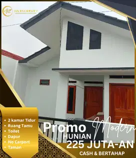 Rumah minimalis modern murah 2 kamar mulai dari 200 jutaan