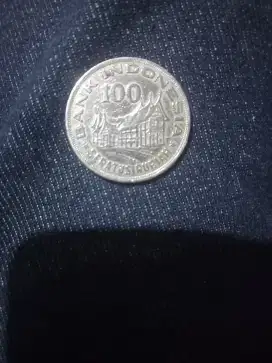 Uang koin kuno Rp100.- edisi tahun 1978