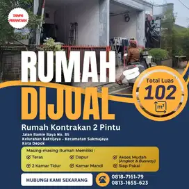 Dijual Rumah/Kontrakan 2 pintu produktif.