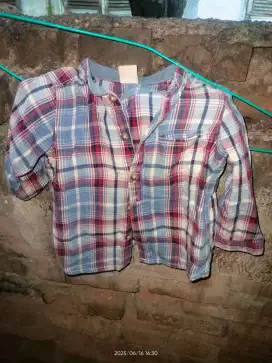 Kemeja anak 1.2th brand H&M
