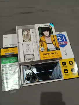 Tecno Pova 6 8/256GB Layar Retak