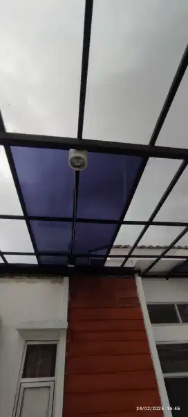 Kanopi holo galvanis minimalis modern terbaru dll