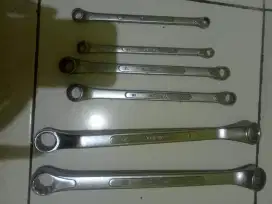 Jual kunci ring tekiro,ukuran,8-9,8-10,12-13,12-14,17-19,20-22