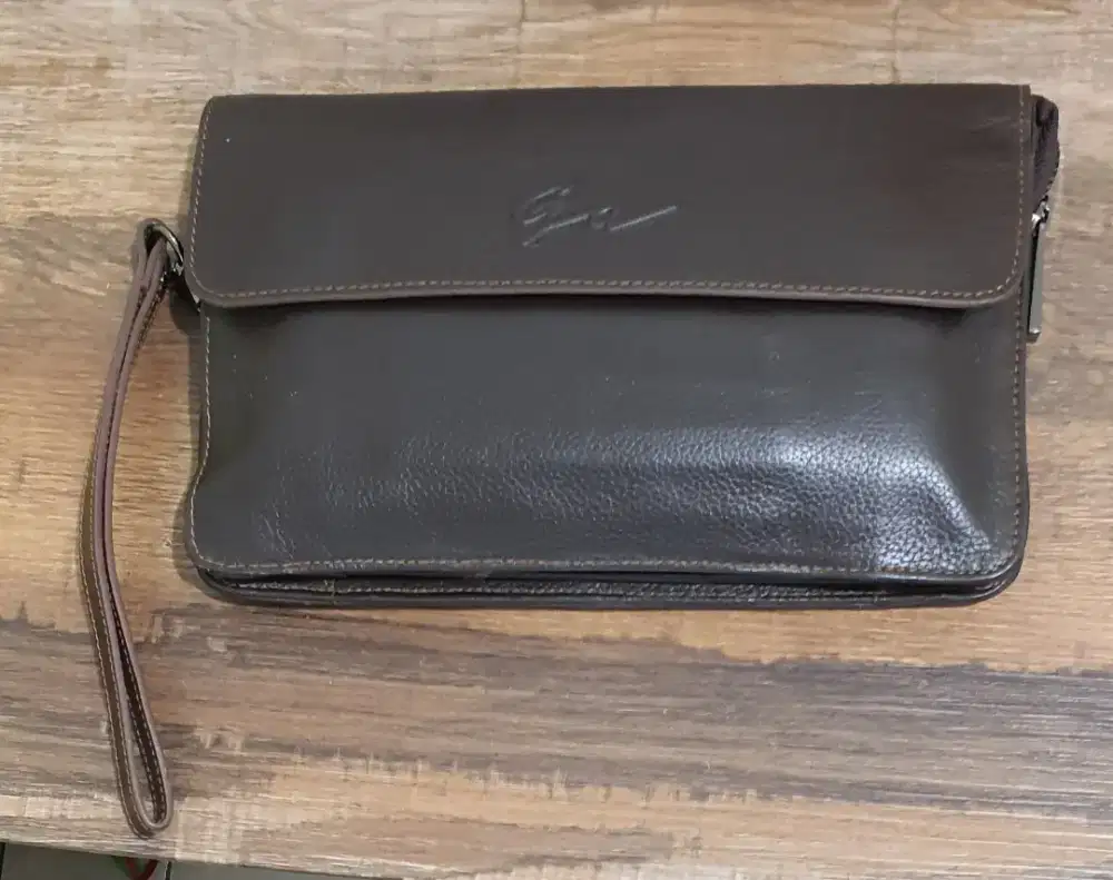 Tas Clutch Giorgio Agneli (Original) Kulit