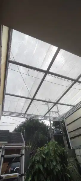 Kanopi holo galvanis minimalis modern terbaru dll