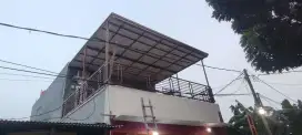 Kanopi holo galvanis minimalis modern terbaru dll