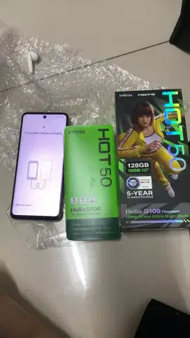 Infinix Hot 50 8+8/128 Silver MULUS