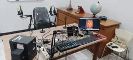 Satu Set Alat Podcast siap On Air