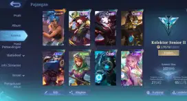 Jual murah akun mobile legends emblem all max gmail bersih super aman