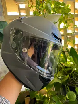 Helm Full Face KYT TT Course Grey