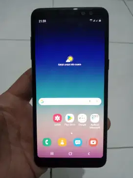 Samsung A8 2018 ram 4/32gb ex resmi sein mulus Batangan Murah !!
