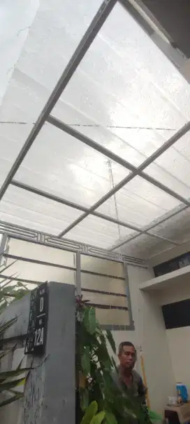 Kanopi holo galvanis minimalis modern terbaru dll