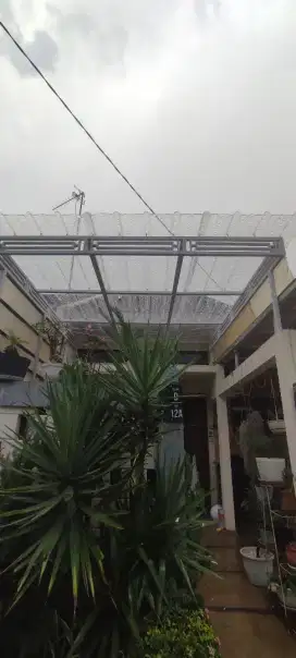 Kanopi holo galvanis minimalis modern terbaru dll
