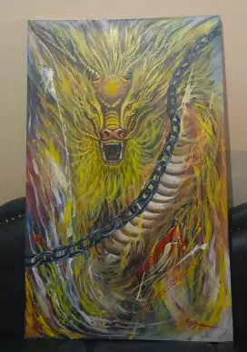 Lukisan naga terbelenggu