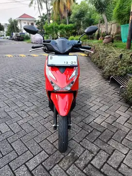 Honda Beat CBS ALARM MODEL TERBARU 2025 TH 2024 AKHIR MERAH HITAM