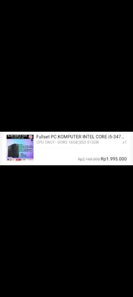 Komputer / CPU Slim