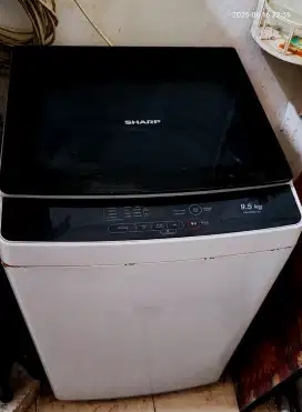 Dijual Mesin Cuci SHARP  1 tabung 9.5Kg