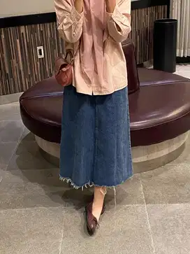 rok jeans wanita