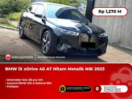 [GARANSI BATERAI 8TH] BMW iX xDrive 40 Fullspec AT Hitam 2023/2024