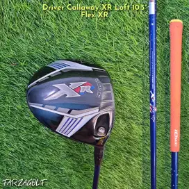 Stik Golf Driver Callaway XR Loft 10.5 Shaft Flex SR Kondisi Second