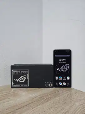 Asus ROG Phone 8 12/256 Black Ex Resmi Fullset Perfect 12GB 256GB TAM