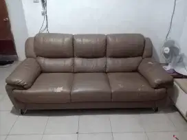 Sofa 3sheet mocca leather