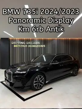 BMW 735i M-Sport 2024 New Model Hitam B2003PSD Nik 2023