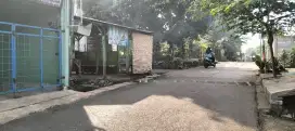 Jual tanah  hadap dua muka jalan