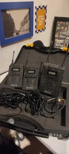 Mic Clip on Boya 2 output