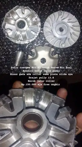 Big pully costume bahan Ori untuk Yamaha Nouvo Mio Soul Karbu NEGO