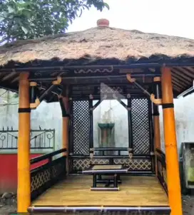 Gazebo bambu minimalis