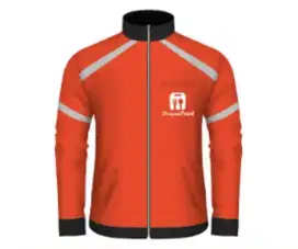 Jaket Shopee Food Driver Resmi  Original 100% ukuran 2XL Baru