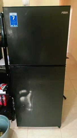 KULKAS DUA PINTU, AQUA AQR D 251 DS KULKAS LEMARI ES 2 PINTU