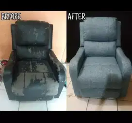 JASA SERVICE SATU SET KURSI RECLENING
